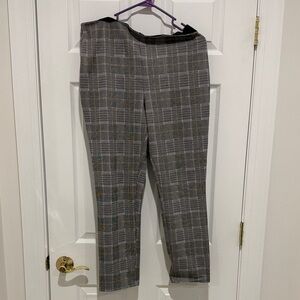 H&M Gray Plaid Women's Pants